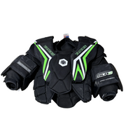 Vaughn Ventus SLR4 Pro Carbon - Used Pro Stock Goalie Chest Protector (Black/Green)