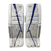Vaughn Velocity V9 - Used NCAA Pro Stock Goalie Pads (White/Blue)