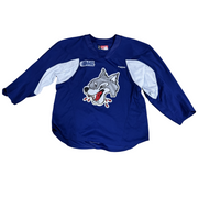 OHL - Used CCM Sudbury Wolves Practice Jersey (Blue)