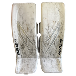 Bauer Vapor HyperLite 2 - Used Pro Stock Goalie Pads (White)