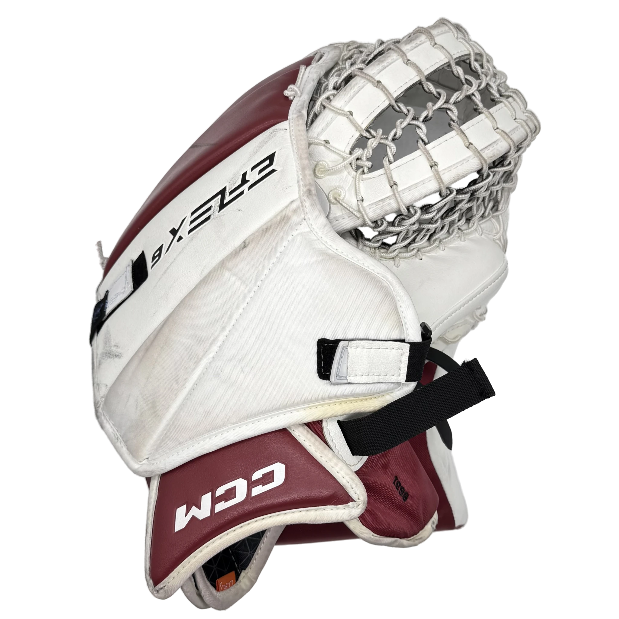 CCM Extreme Flex 6 - Used Pro Stock Goalie Full Set (White/Maroon/Black)