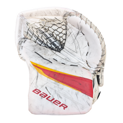 Bauer Vapor HyperLite - Ensemble complet de gardien de but Pro Stock d'occasion (blanc/rouge/jaune)