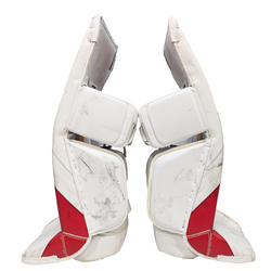 Bauer Vapor HyperLite - Ensemble complet de gardien de but Pro Stock d'occasion (blanc/rouge/jaune)
