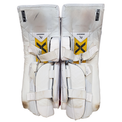 Bauer Vapor HyperLite - Ensemble complet de gardien de but Pro Stock d'occasion (blanc/rouge/jaune)