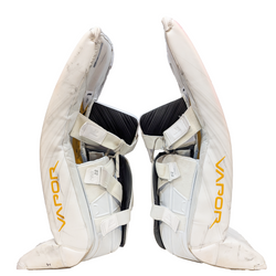 Bauer Vapor HyperLite - Ensemble complet de gardien de but Pro Stock d'occasion (blanc/rouge/jaune)