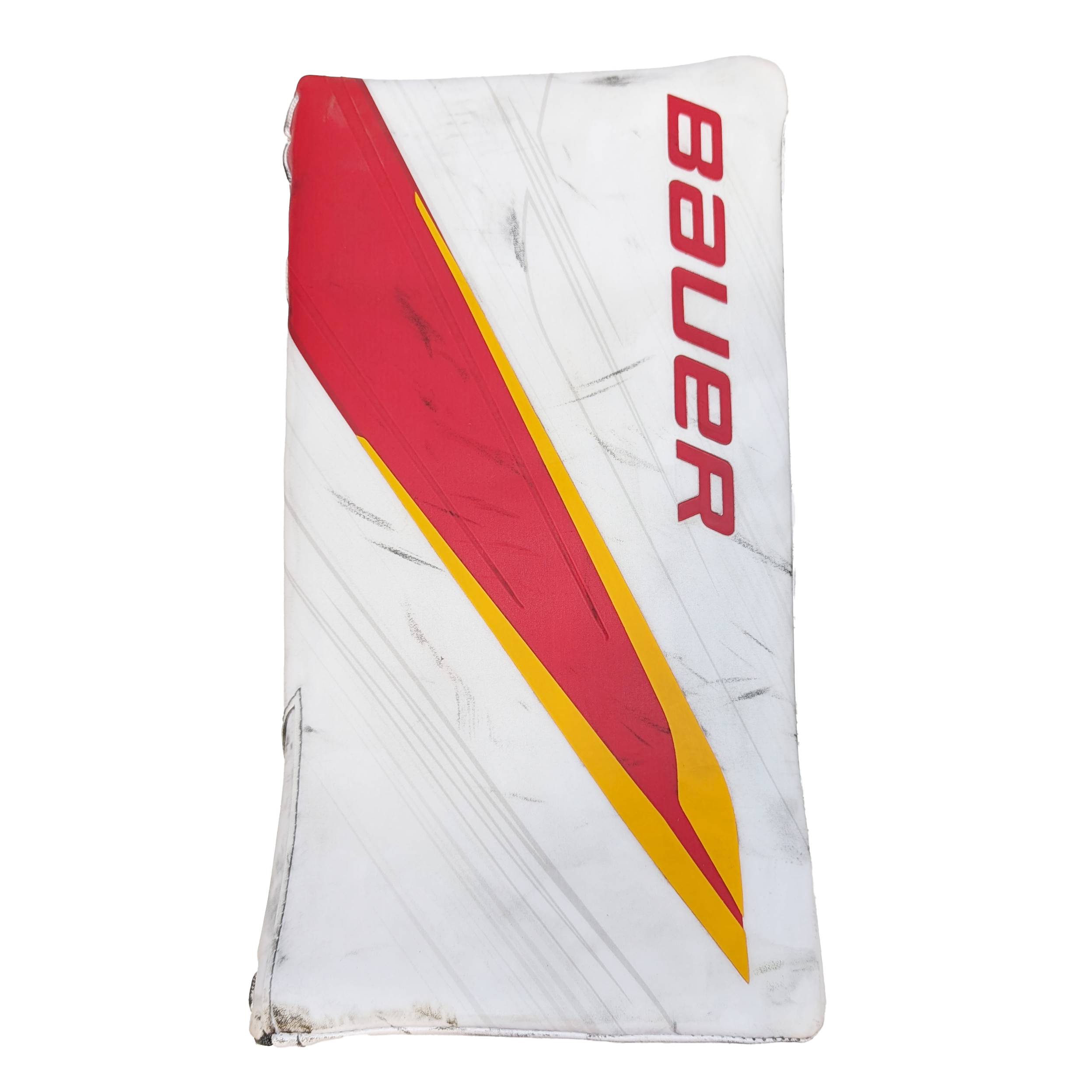 Bauer Vapor HyperLite - Ensemble complet de gardien de but Pro Stock d'occasion (blanc/rouge/jaune)