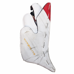 Bauer Vapor HyperLite - Ensemble complet de gardien de but Pro Stock d'occasion (blanc/rouge/jaune)