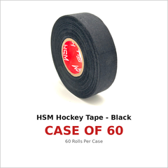 Case - HSM Black Hockey Tape (60 Rolls)