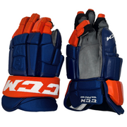 CCM HGCL - NHL Pro Stock Glove - New York Islanders (Blue/Orange)