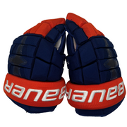 Bauer Nexus 1N - Used NHL Pro Stock Glove - Anders Lee (Blue/Orange)
