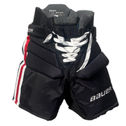 Bauer Elite - Intermediate Hockey Goalie Pants (Black/Red/White)