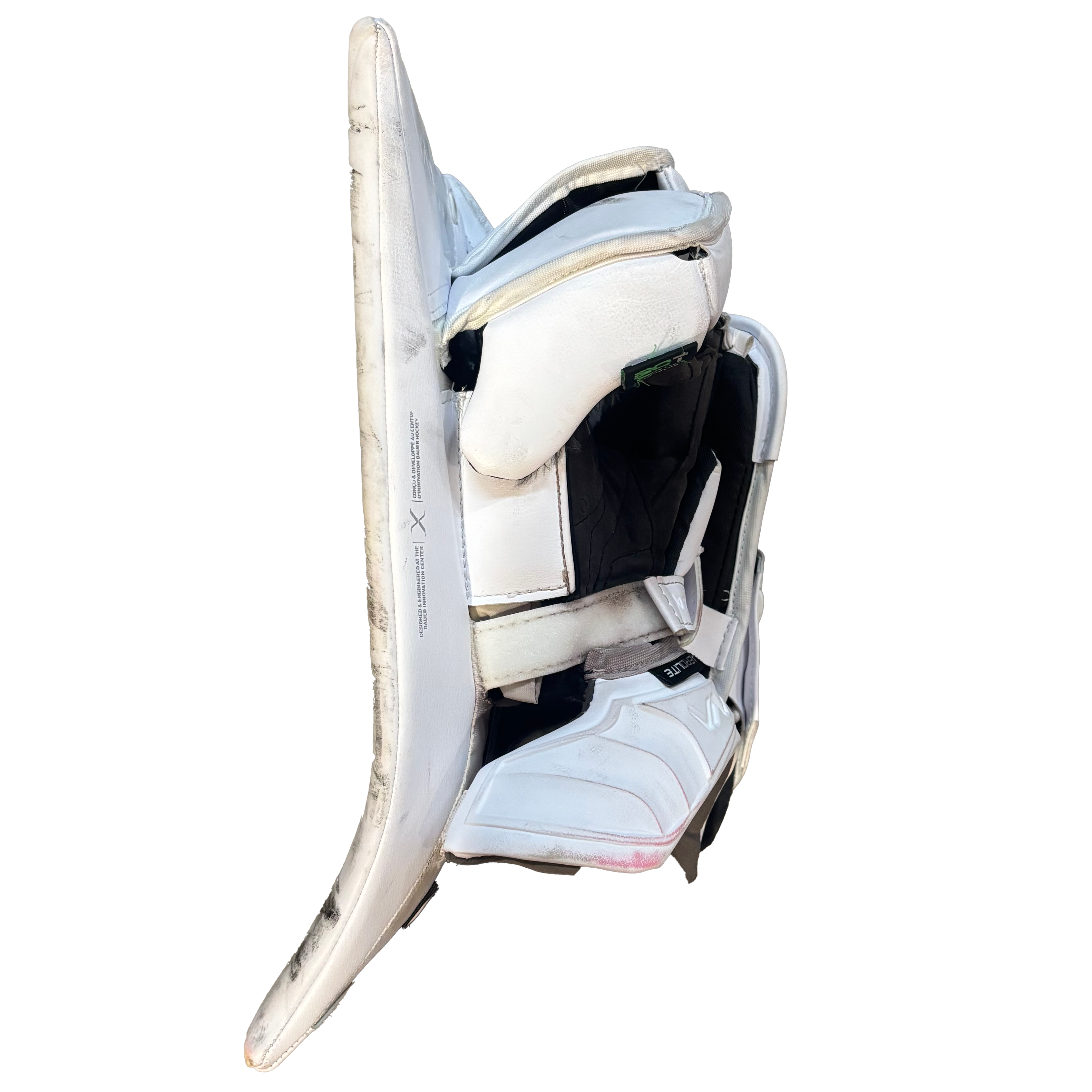 Bauer Vapor Flylite - Used Pro Stock Goalie Blocker (White)