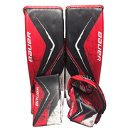 Used - Bauer Vapor Flylite Pro Stock Goalie Full Set (Black/Red/White)