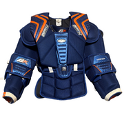 Brians Optik - NHL Pro Stock Goalie Chest Protector - Robin Lehner (Blue/Orange)