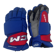 CCM Jetspeed FT8 Pro - NCAA Pro Stock Hockey Glove (Blue/Red)