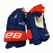 Bauer Nexus 1N - NHL Pro Stock Glove - Nick Leddy (Blue/Orange)