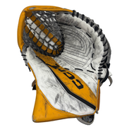 CCM Extreme Flex 6 - Used Pro Stock Goalie Glove (White/Yellow/Black)