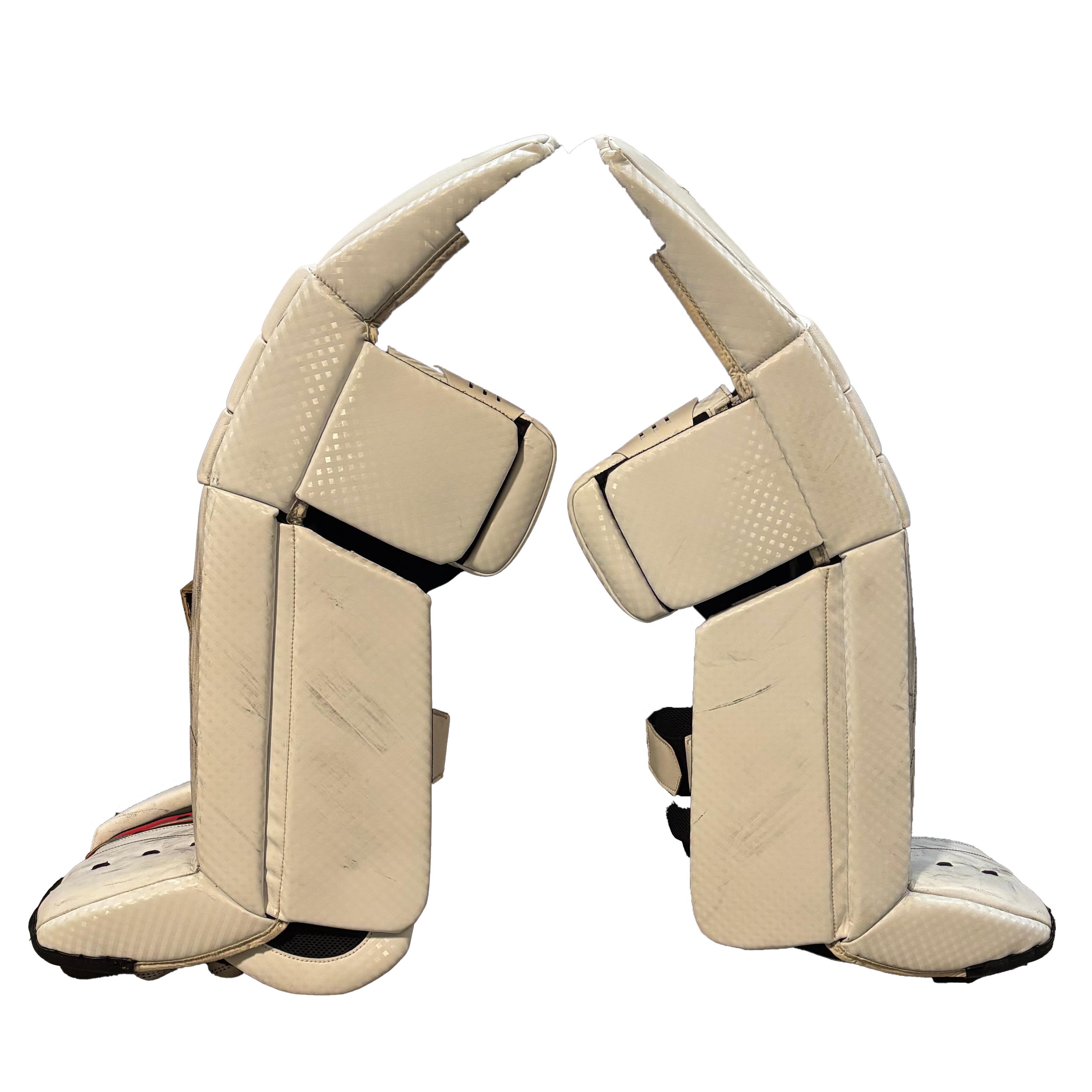 Vaughn Velocity V9 - Used Pro Stock Senior Goalie Full Set (White/Black/Red)