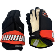 Warrior Alpha Pro - Pro Stock Hockey Gloves (Black/Orange)