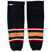 WHL - CCM Hockey Socks - (Black/Red/Tan)