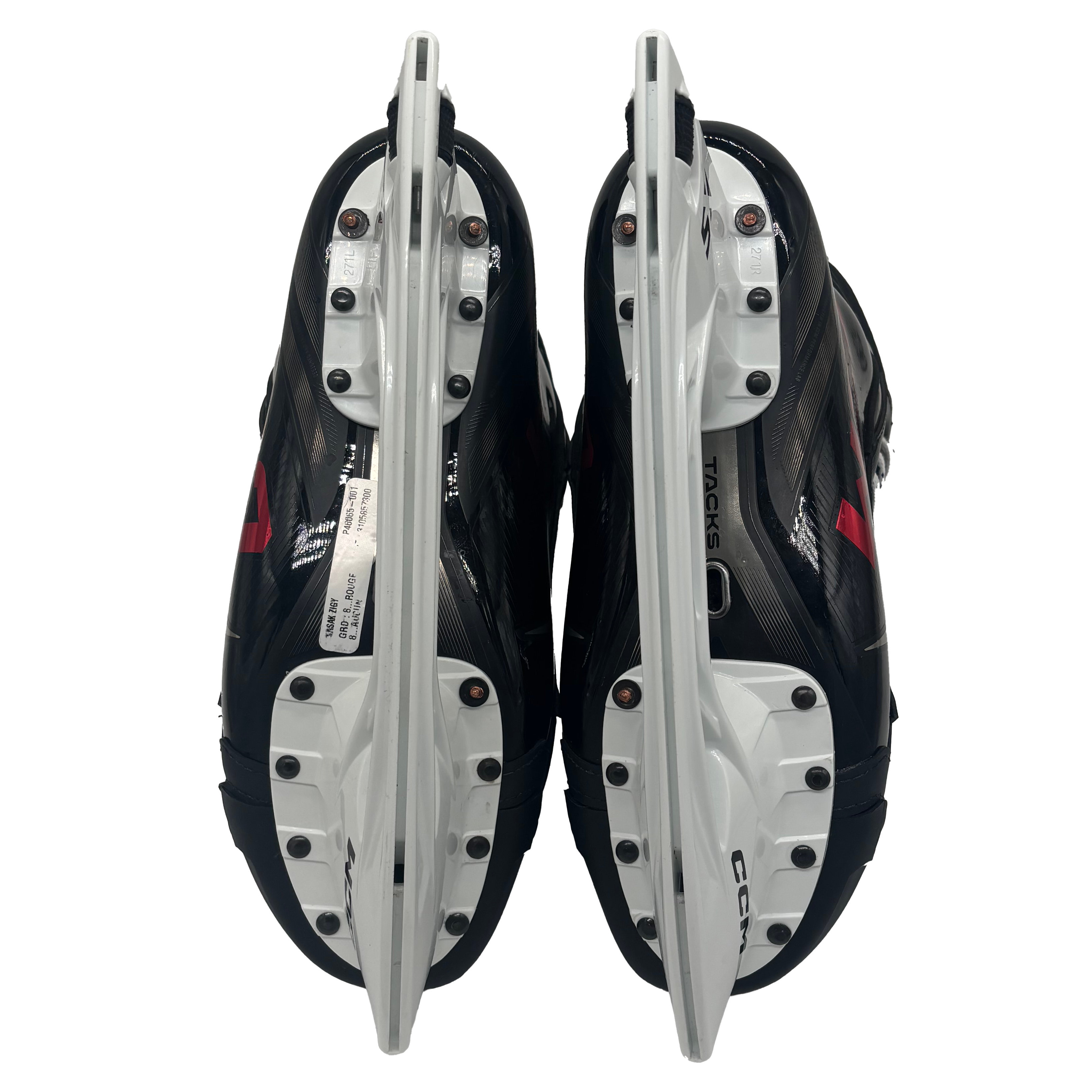 CCM Tacks XF Pro - Pro Stock Hockey Skate - Size 9E (Black/Red)