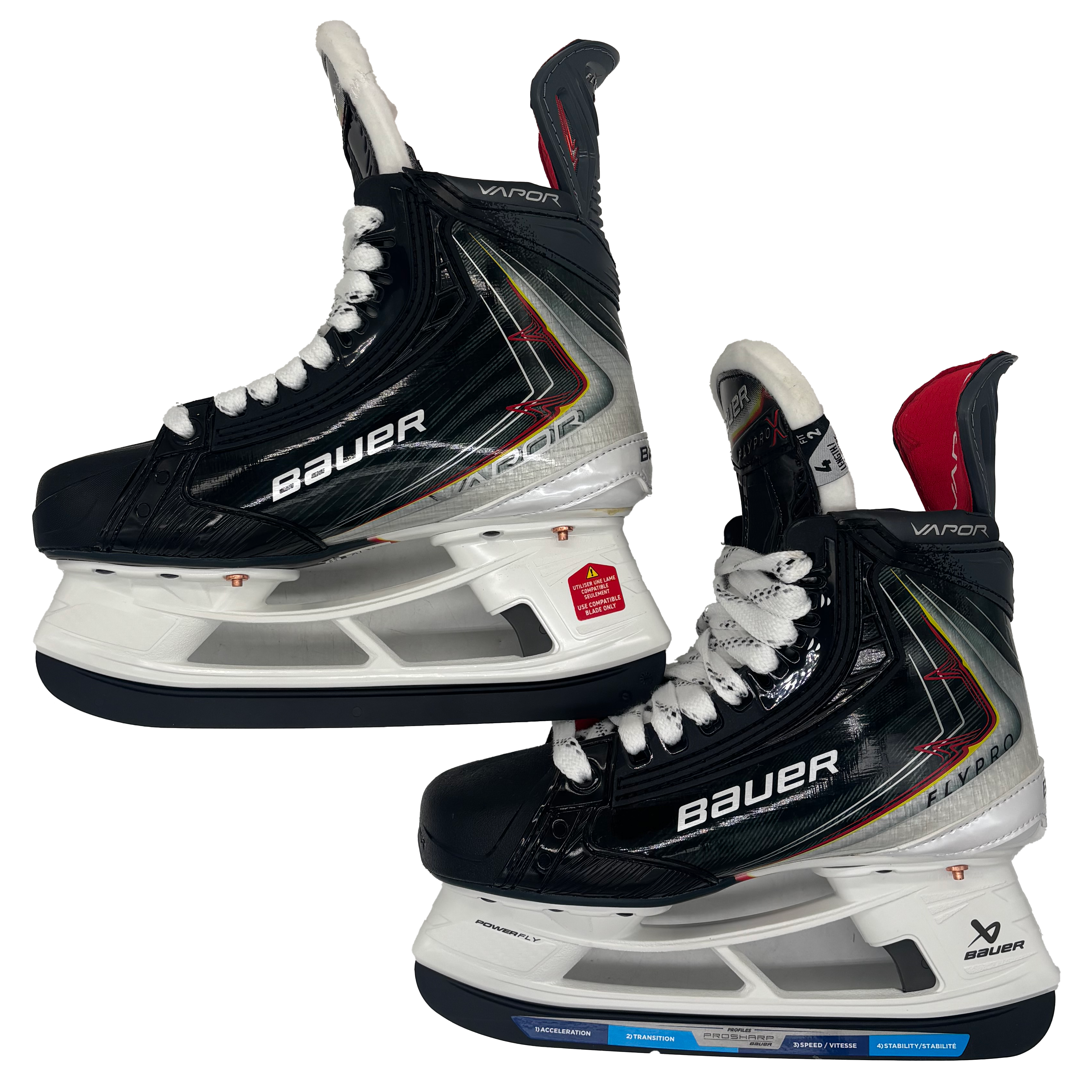 Bauer Vapor Flypro - Intermediate Hockey Skates - Size 4 Fit 2