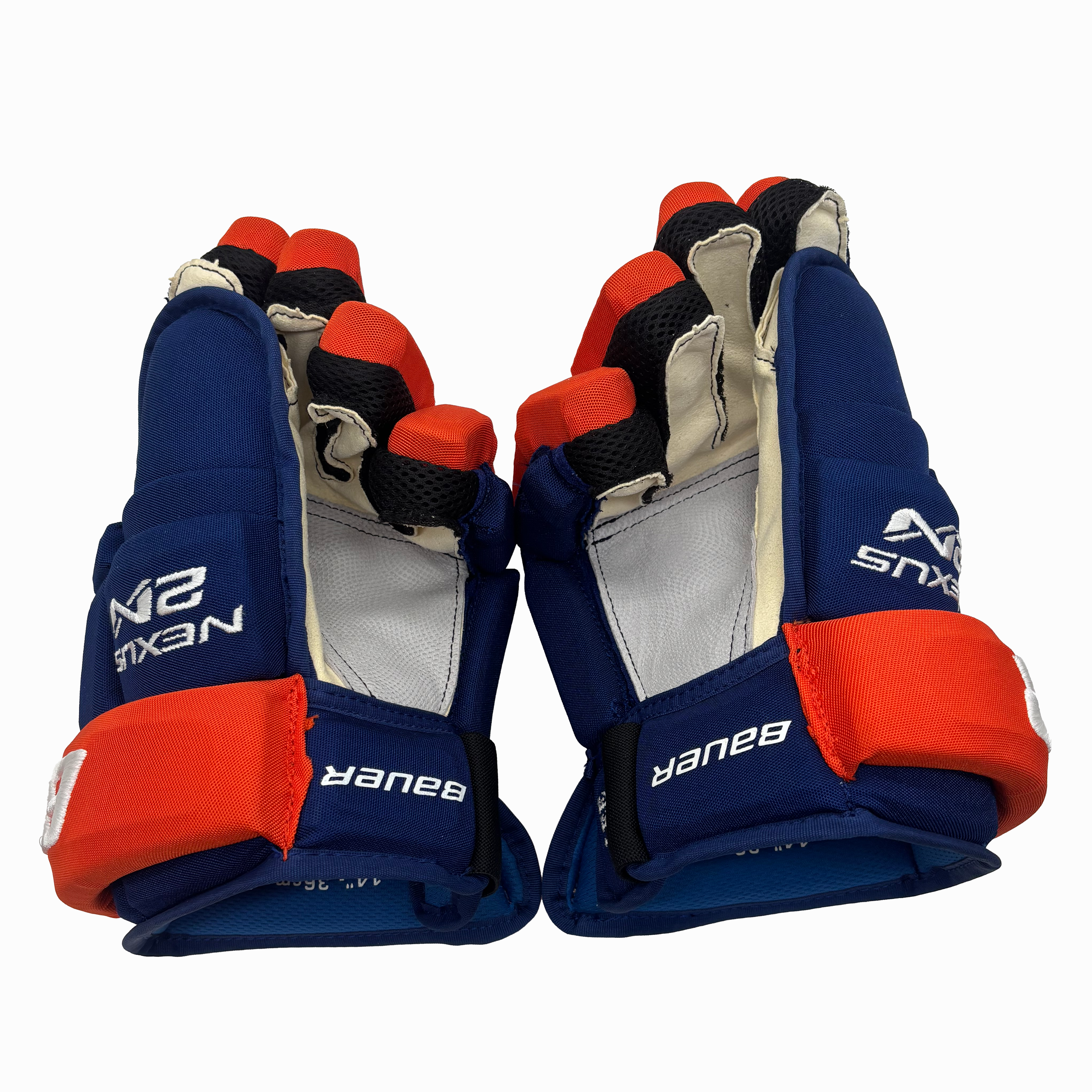 Bauer Nexus 2N - NHL Pro Stock Glove - Anders Lee (Blue/Orange)
