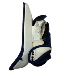 Vaughn Epic 800 - Used Junior Goalie Blocker (White/Blue/Black)
