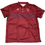 New Balance - Athletic Fit Sublimated Polo (Maroon)