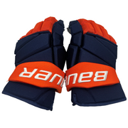 Bauer Vapor 2X Pro - Used NHL Pro Stock Glove - Brock Nelson (Blue/Orange)