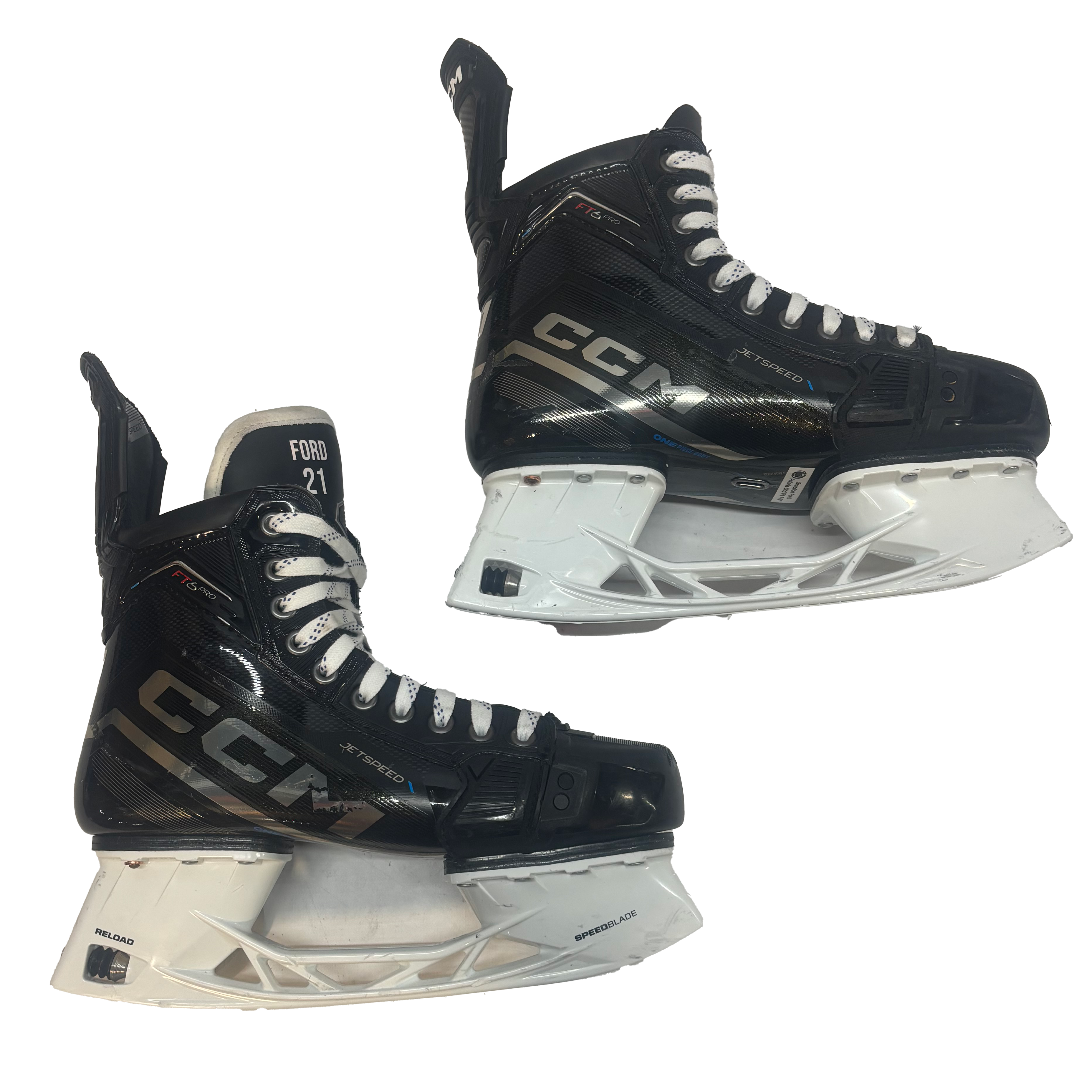 CCM Jetspeed FT6 Pro - Used Pro Stock Hockey Skates - Size 7.5R