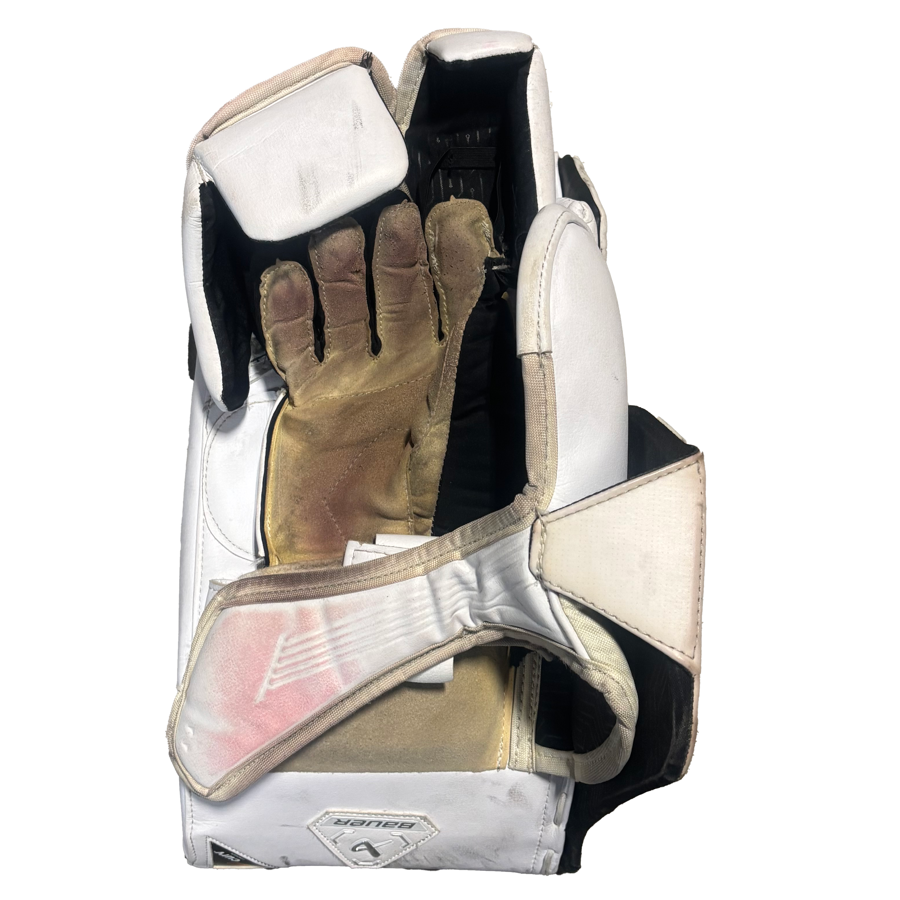 Used - Bauer Supreme Mach - Pro Stock Goalie Blocker (White)