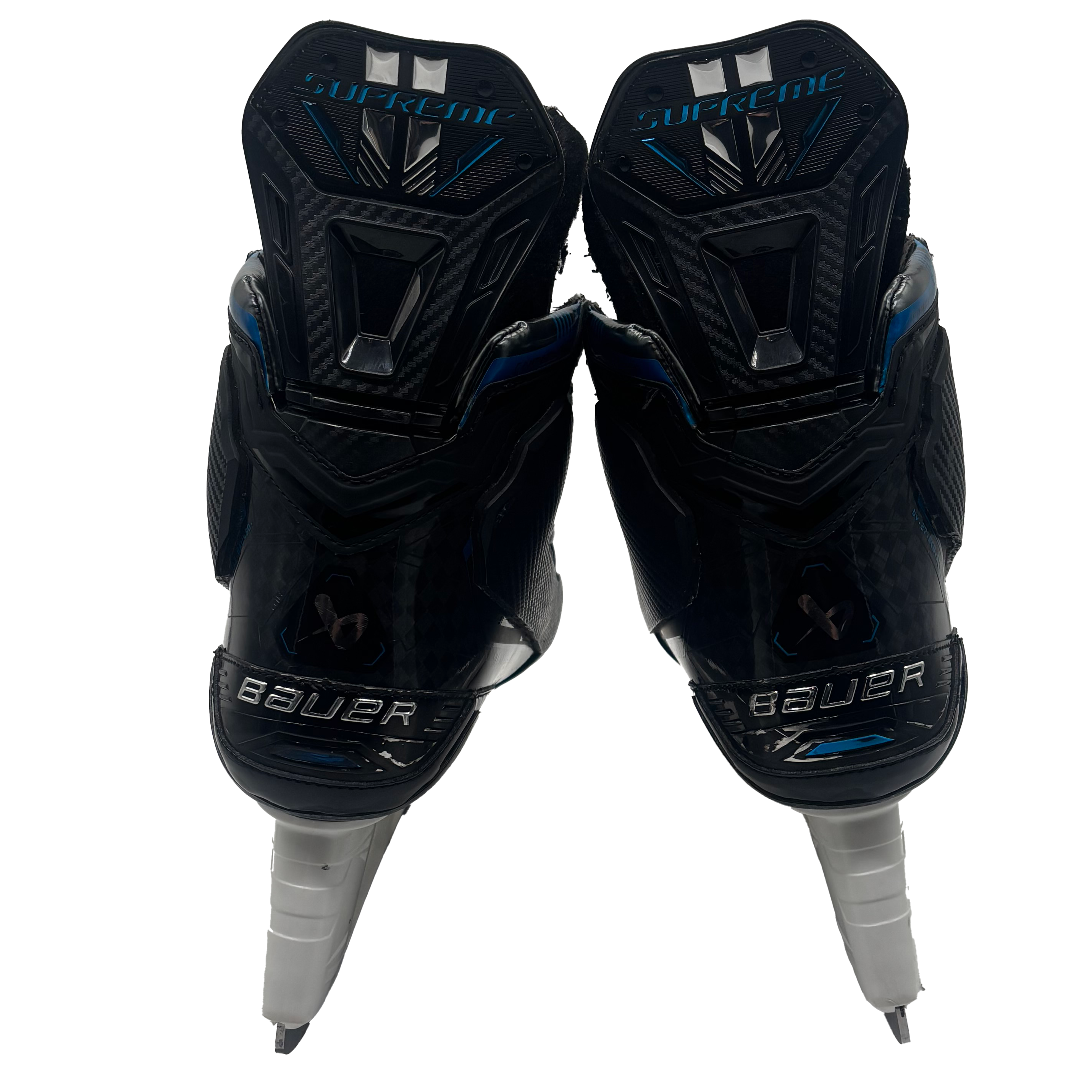Bauer Supreme Mach - Used Pro Stock Hockey Skates - Size 10E (Blue)