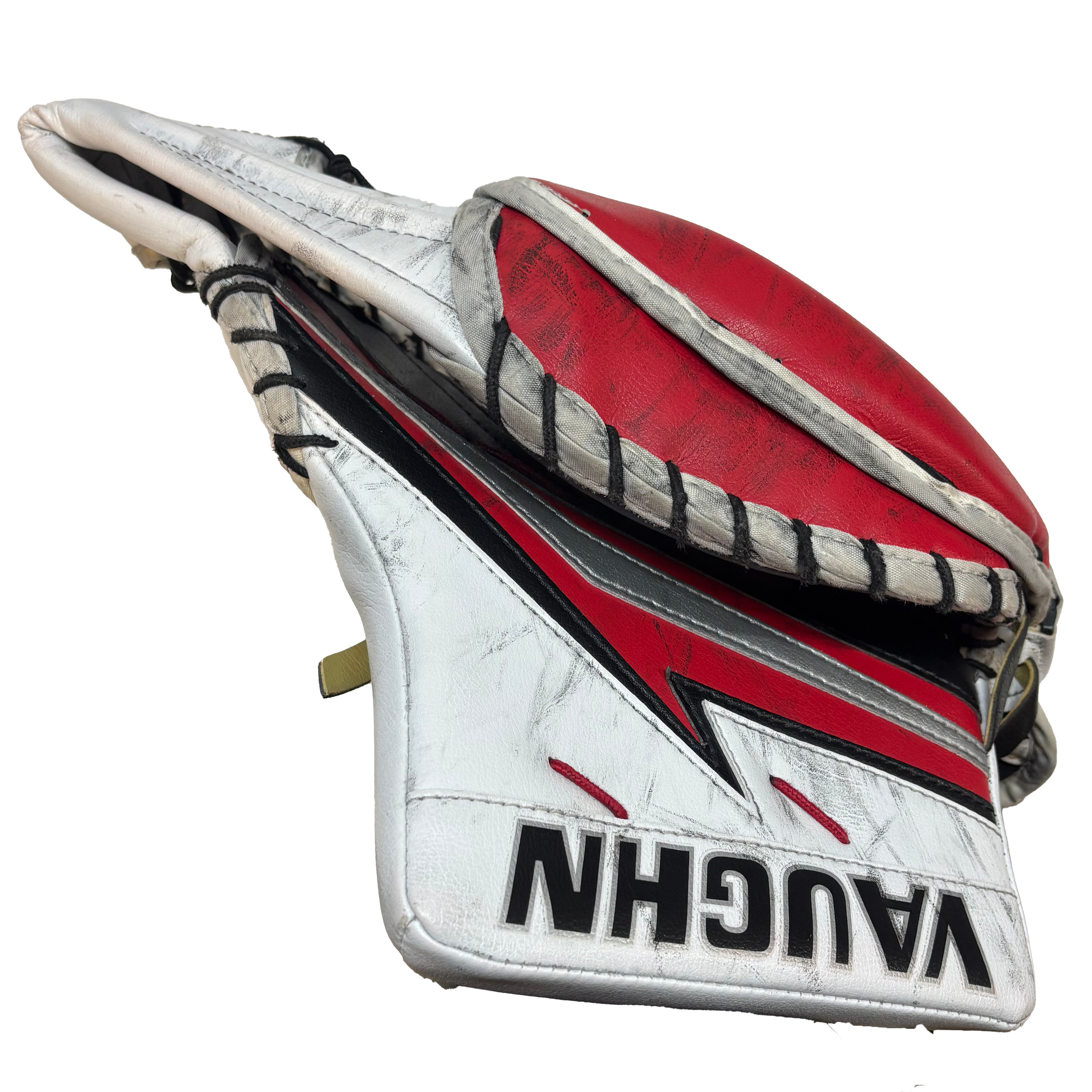 Vaughn Velocity V9 - Used Pro Stock Senior Goalie Full Set (White/Black/Red)