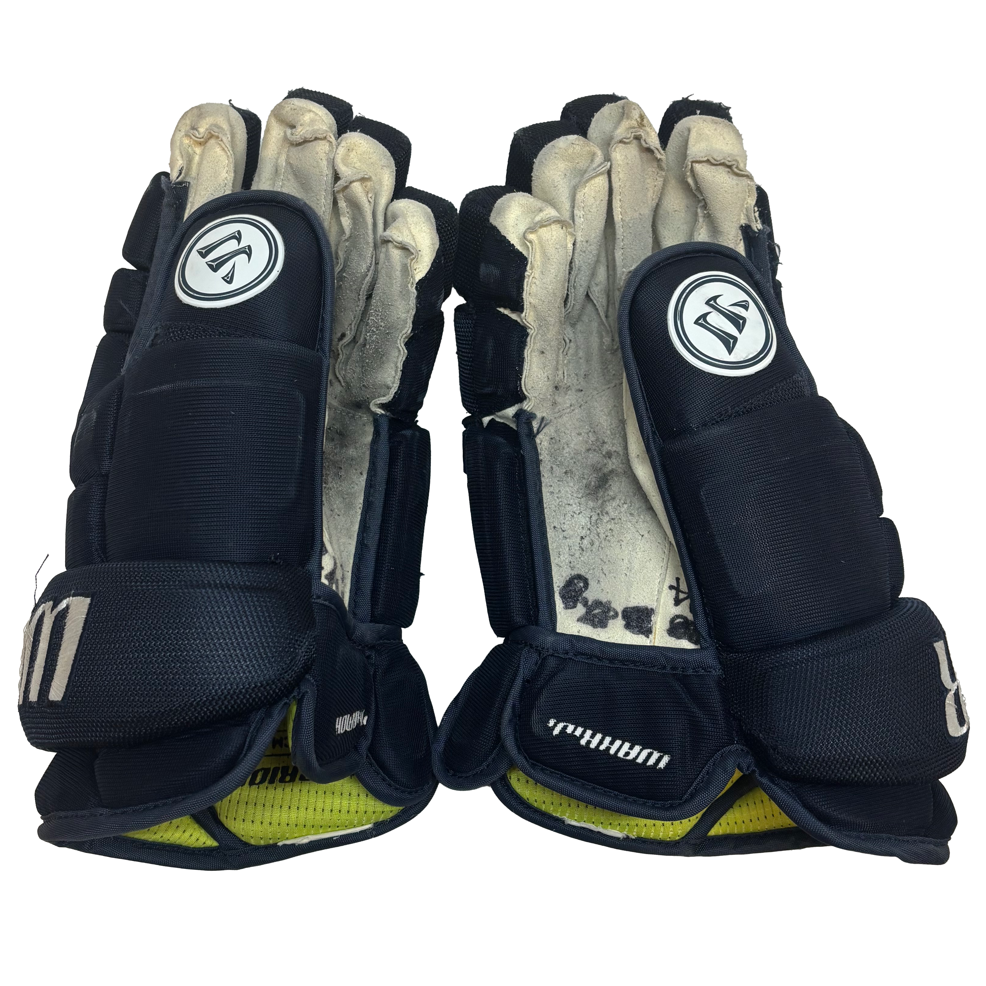 Warrior Alpha - Used Pro Stock Hockey Glove (Navy)