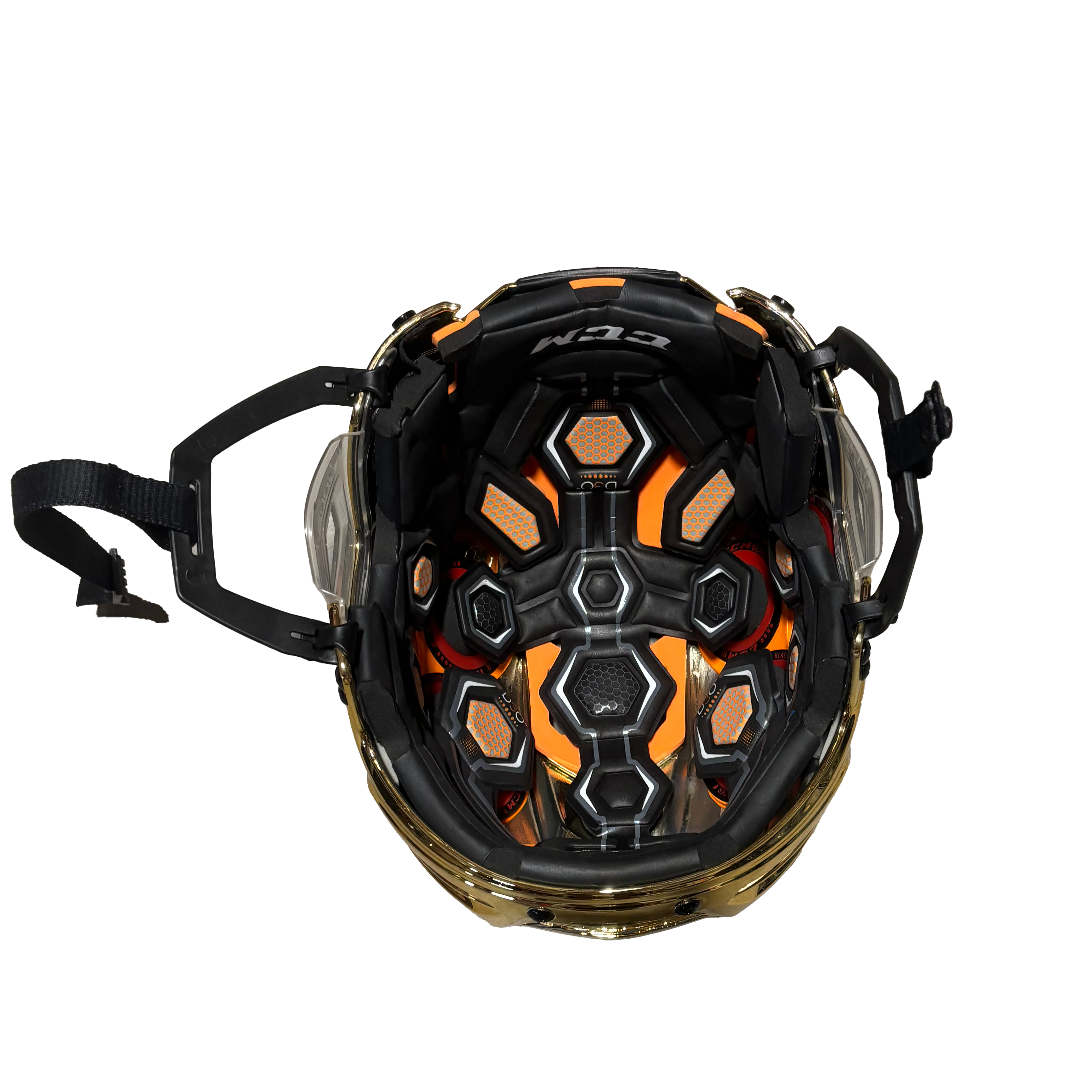 CCM Tacks 710 - Hockey Helmet (Gold Chrome)