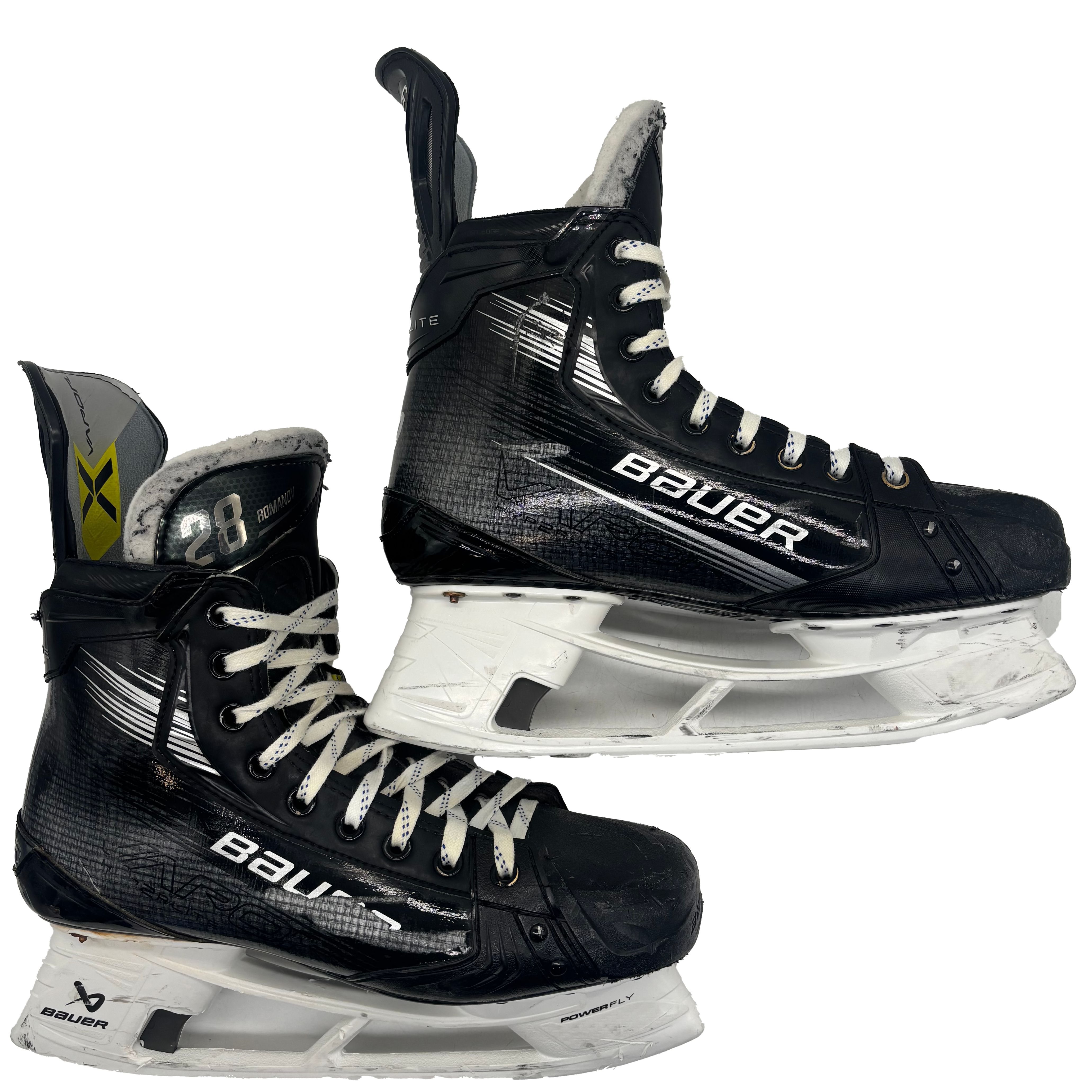 Bauer Vapor Hyperlite 2 - Used NHL Pro Stock Skates - Alexander Romanov - Size 10D