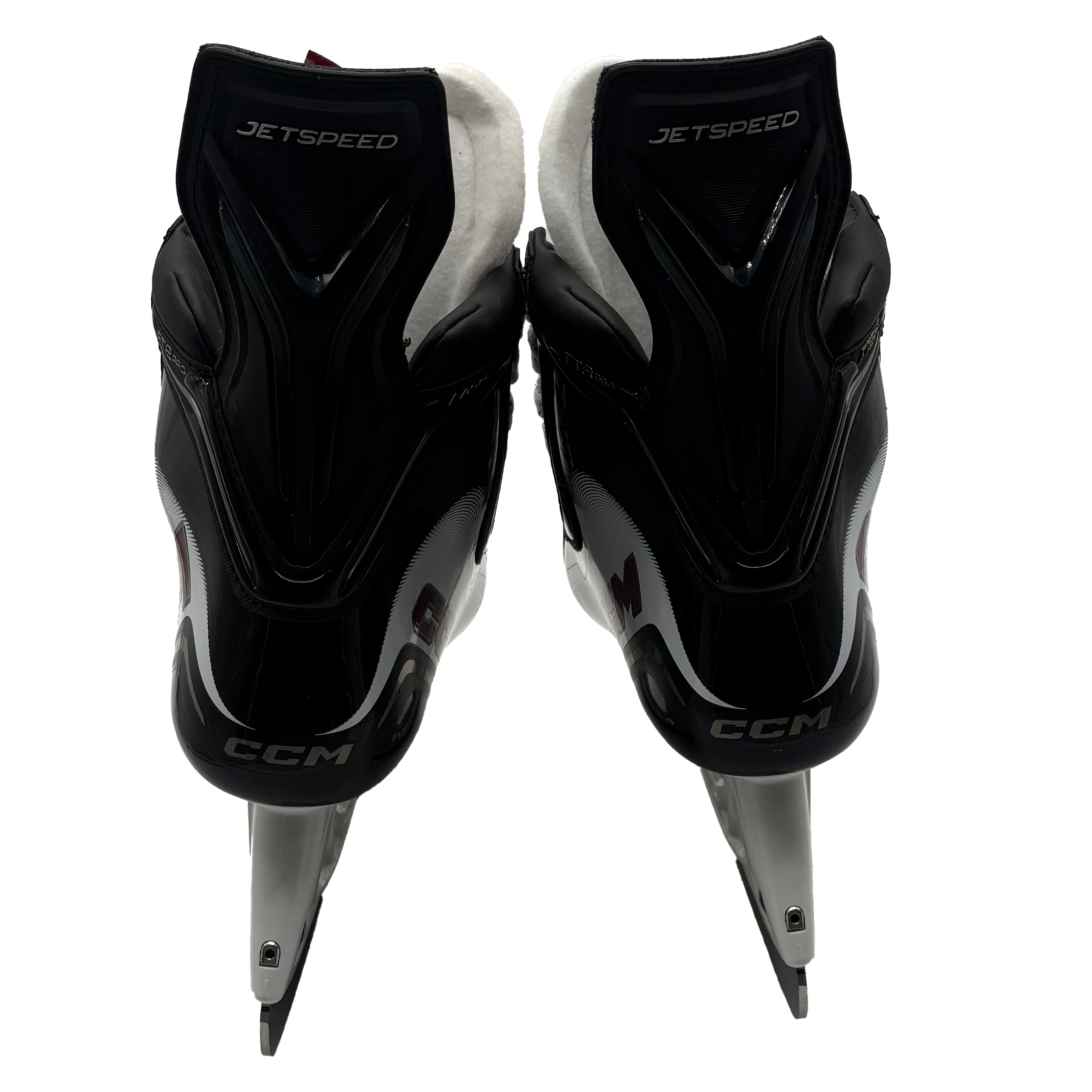 CCM Jetspeed FT8 Pro - Pro Stock Hockey Skates - Size 7E (White/Red)