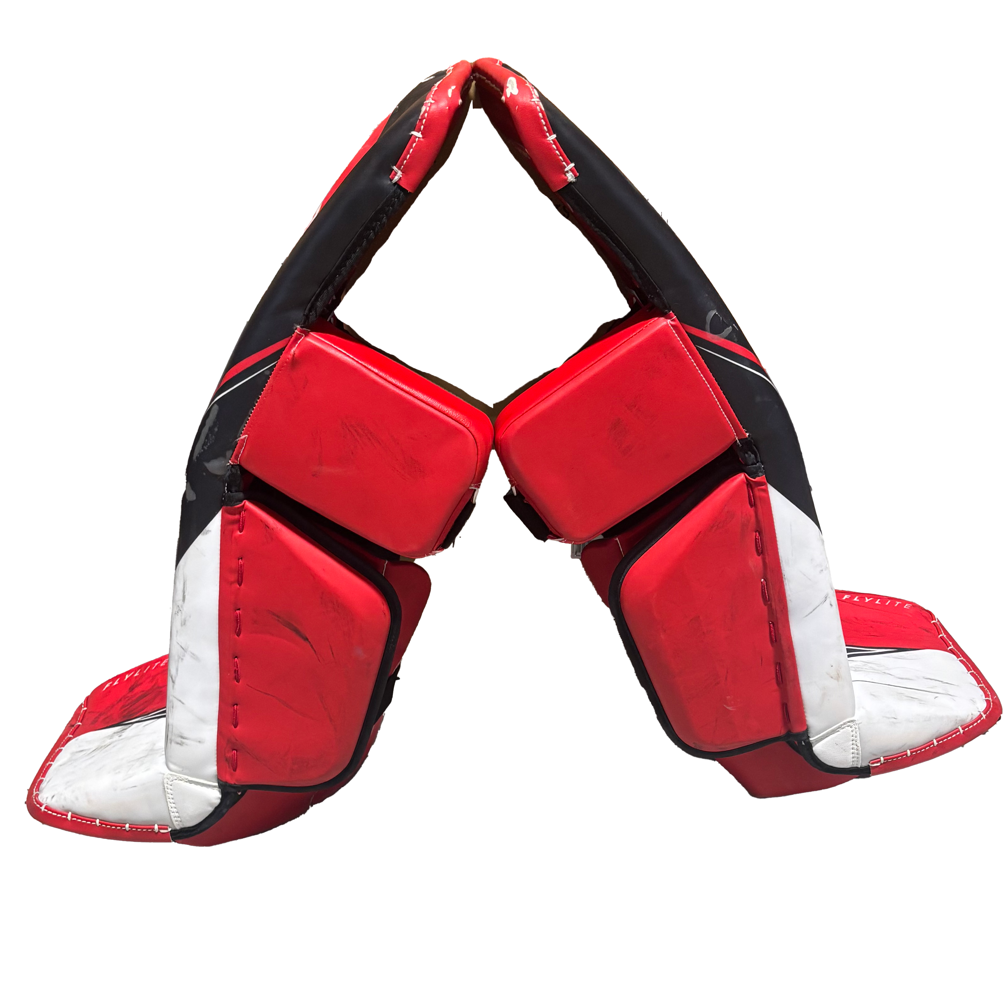 Used - Bauer Vapor Flylite Pro Stock Goalie Full Set (Black/Red/White)