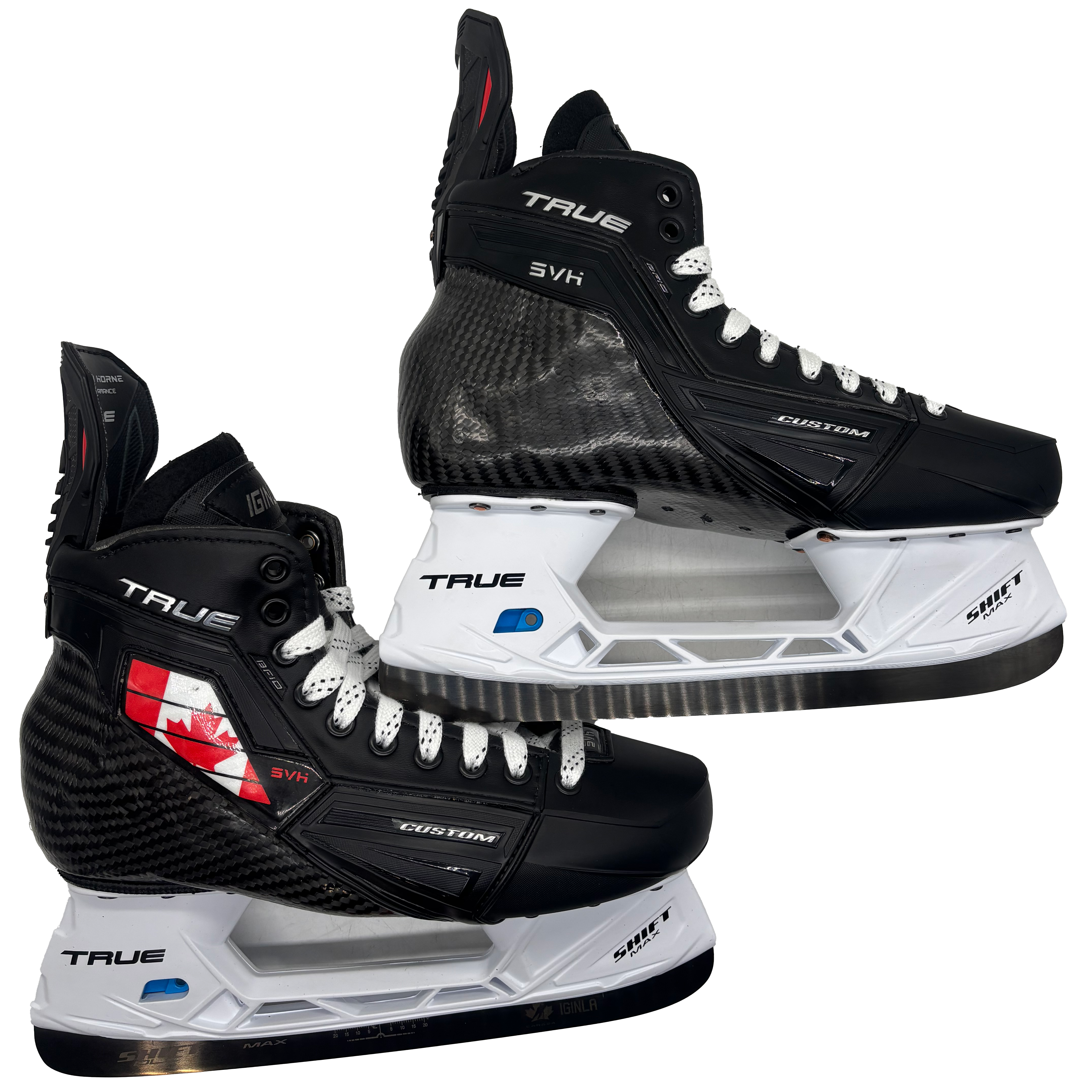 TRUE SVH Custom - Pro Stock Hockey Skates - Tij Iginla - Size 9EE *Team Canada Graphic