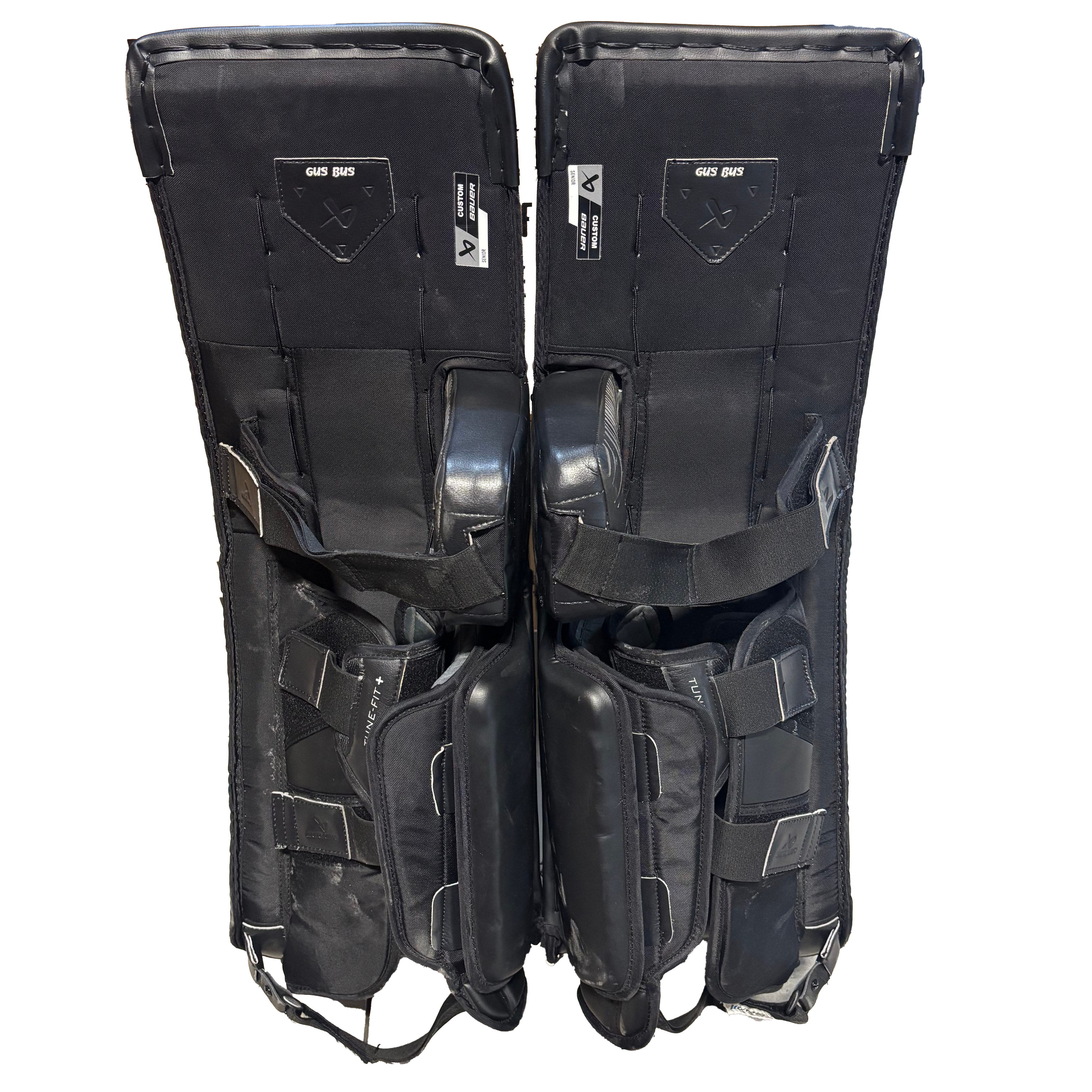 Bauer Supreme Shadow - Used Pro Stock Goalie Pads (Black/Gold)