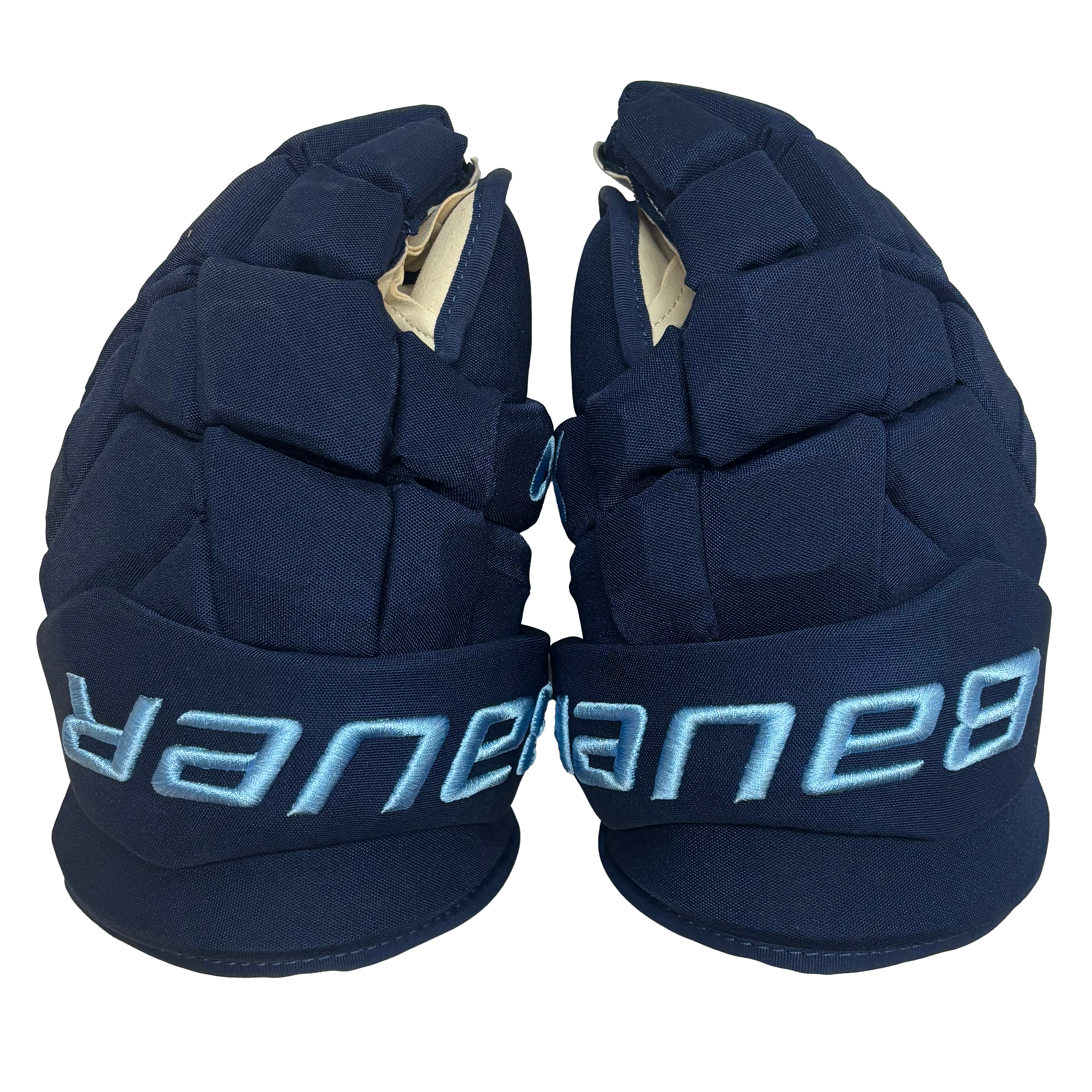 Bauer Supreme Mach - PWHL Pro Stock Glove - Toronto Sceptres (Navy/Powder Blue)