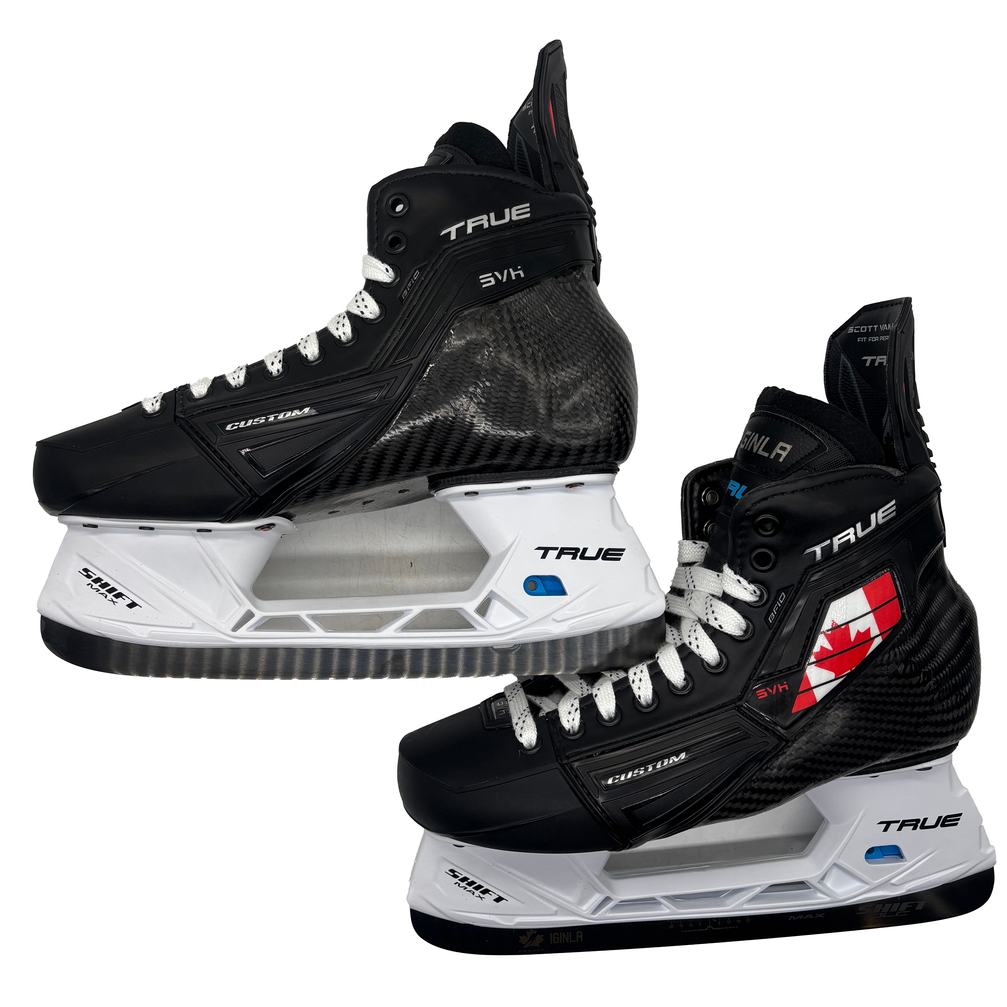 TRUE SVH Custom - Pro Stock Hockey Skates - Tij Iginla - Size 9EE *Team Canada Graphic