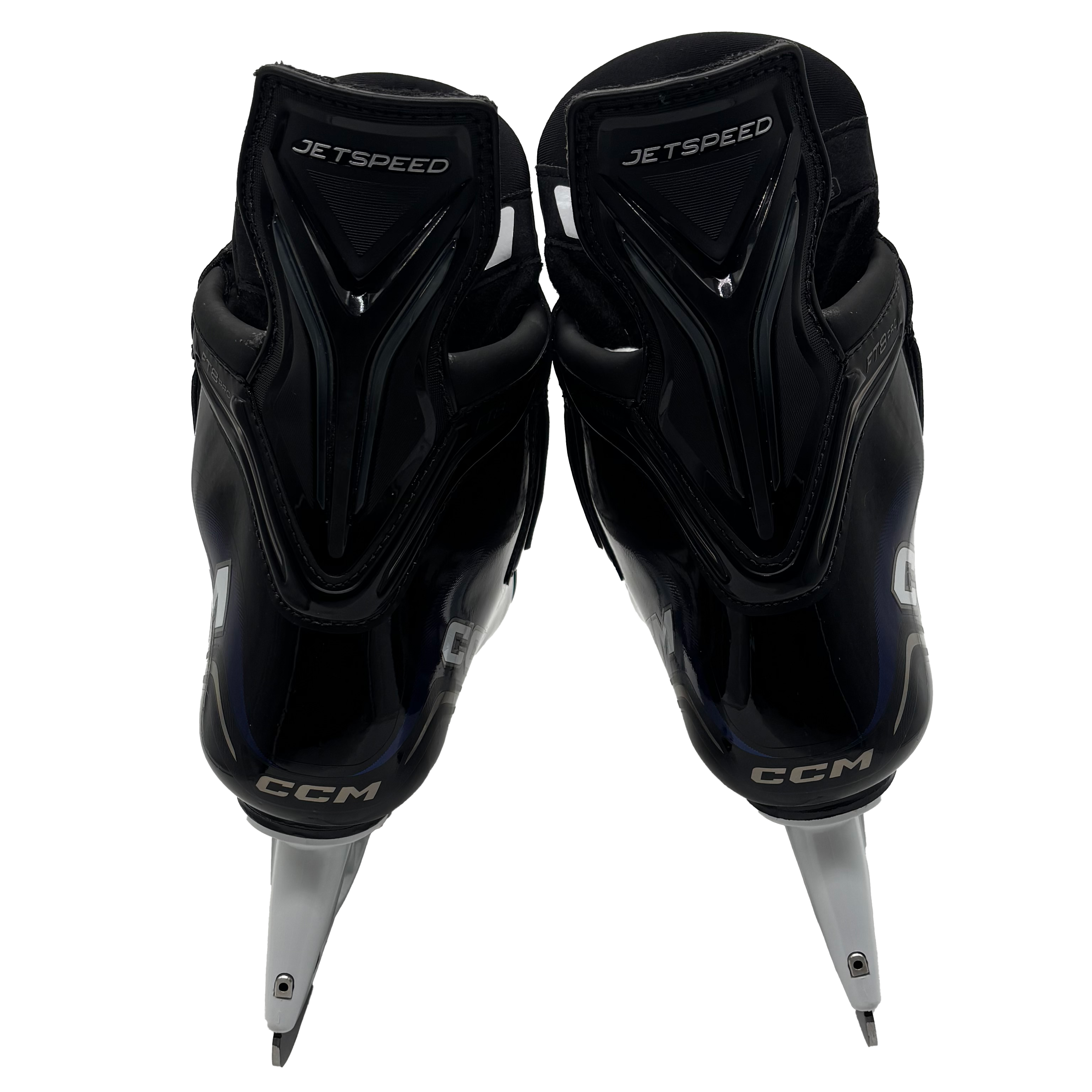 CCM Jetspeed FT8 Pro - NCAA Pro Stock Hockey Skates - Size 8E (Blue)