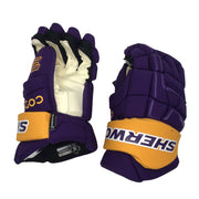 Sherwood Code Encrypt 1 - Gants d'équipe - Kings de Los Angeles (Violet/Jaune)
