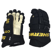Gants Sherwood Code Encrypt 1 - Gants d'équipe - Canucks de Vancouver (noir/jaune)