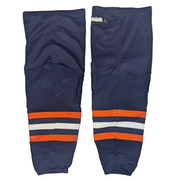 CCM - Chaussettes de hockey usagées WHL (bleu marine/orange/blanc)