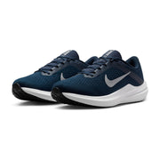 Nike - Chaussures de course Air Winflo 10 (bleu marine/blanc)