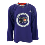 LNH - Nouveau maillot d'entraînement Adidas des Flyers de Philadelphie - (Violet)