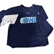 CCM - Maillot d'entraînement d'occasion de la Ligue de l'Ontario (bleu marine)